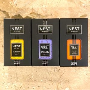 (3) Pura diffuser fragrances.